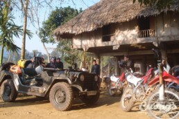 Mai Chau - Pu Luong motorbike Jeep tour