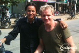 Cuong and Gordon Ramsey in Vietnam