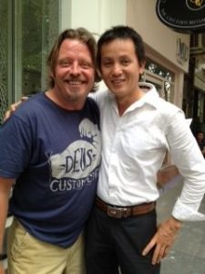 Cuong With Charley Boorman in Vietnam
