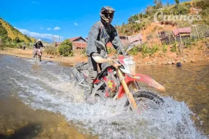 River crossings, jungle tracks, and proper adventure—exactly what this cross-border ride is about.